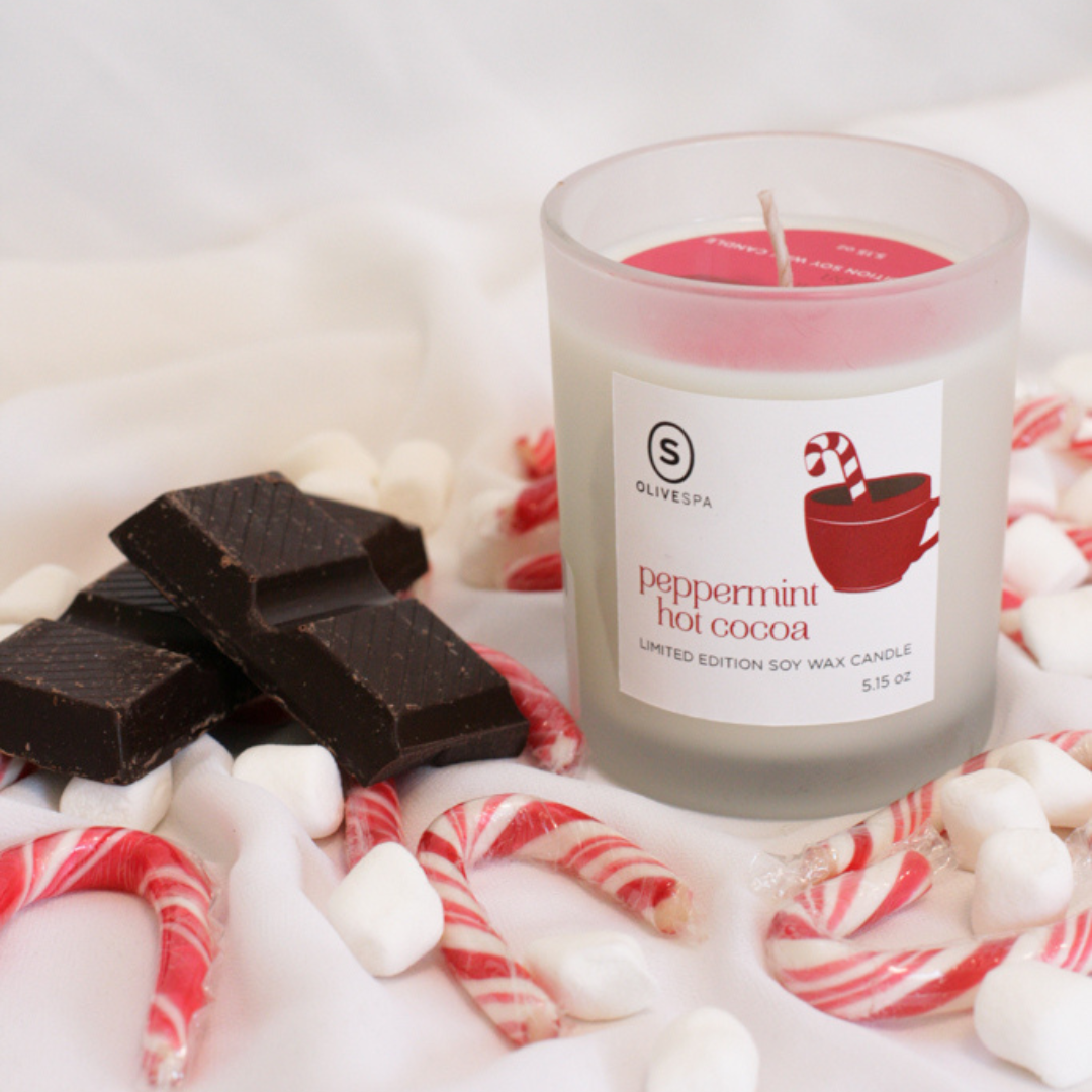 Peppermint Hot Cocoa Soy Wax Candle