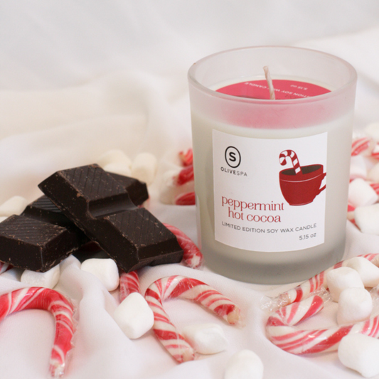 Peppermint Hot Cocoa Soy Wax Candle