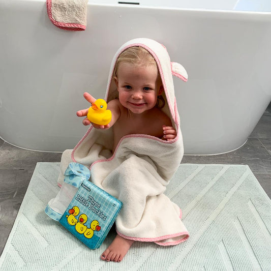 Organic Hooded Baby Towel and Wash Cloth