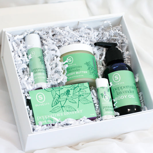 Peppermint Lavender Olivespa Gift Set